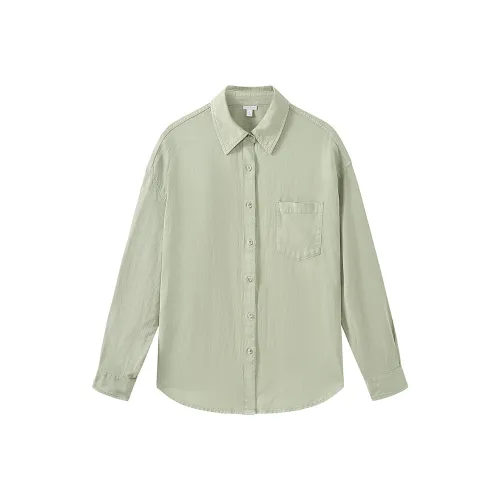 Miss Sixty Светло-армейский зеленый Женские Рубашки
