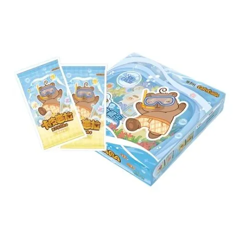 CARD.FUN Капибара Коллекционная карта Милый Исцеление Pork Crumble Mystery Пачка Serene MOMENTS Универсальные карточки Целая коробка