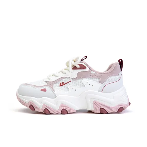 Warrior Амортизация Устойчивость к истиранию Легкий Низкий Топ Кроссовки с толстой подошвой Женские