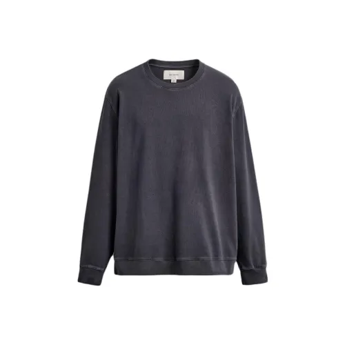 ZARA Выстиранный Синий Мужские Свитшоты