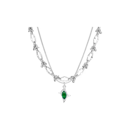 Quarqor Ожерелья из титанового стального сплава Мужской