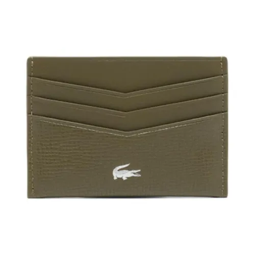 Lacoste Держатель для карт из коровьей кожи Мужской Зеленый