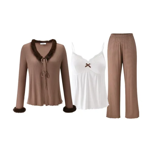 MY BODY Коричневый Женские Пижамные Комплекты