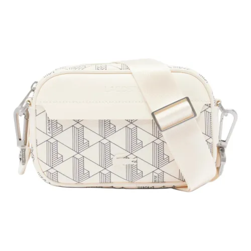 Сумка через плечо из ПВХ маленькая женская сумка бежевого цвета