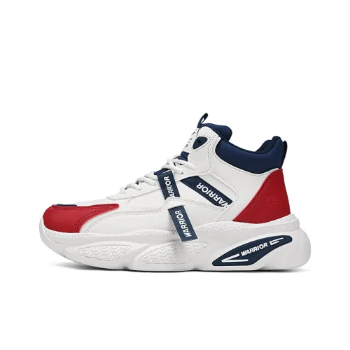 Warrior Амортизация Покрытие Увеличение Высоты Устойчивость к Износу Противоскользящие Высокие Кроссовки для Беговых Тренировок Мужские