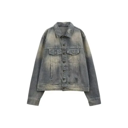 Incolore Джинсовый синий Женские Джинсовые куртки