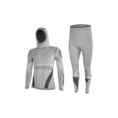 MIIOW Белый Серый Мужской Термокостюм