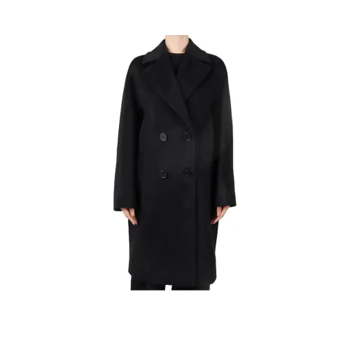 MaxMara Studio Черное Женское Пальто