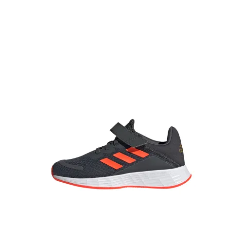 Adidas Duramo Sl Устойчивый к истиранию Низкий Топ Детская Беговая Обувь Серый Оранжевый Для детей 3-7 лет