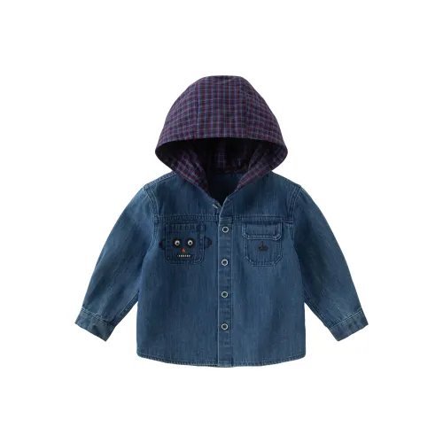 DAVE BELLA Джинсовая синяя детская джинсовая рубашка