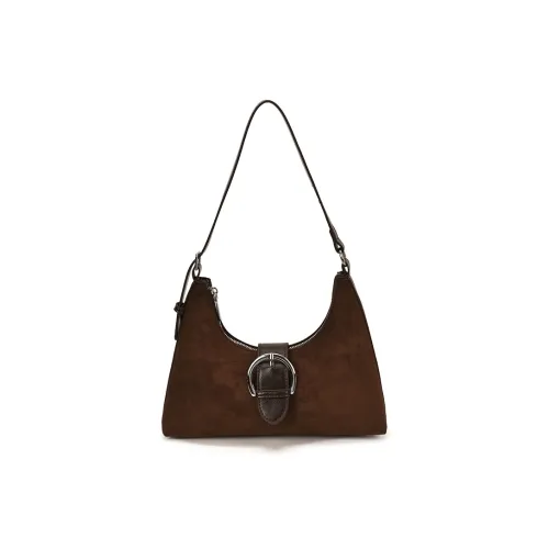 Champion Cub ПУ (полиуретан) Замша Сумка на плечо Стандартная Женская Кофе Черный Коричневый