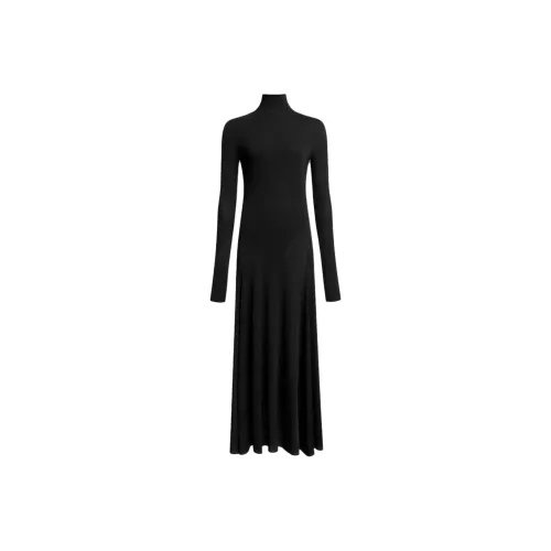 Alaia FW25 Длинное платье с длинными рукавами женское