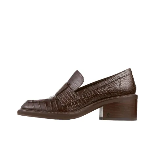 Jimmy Choo Tylor Грубый каблук Высокие каблуки 6 см Женские Коричневый