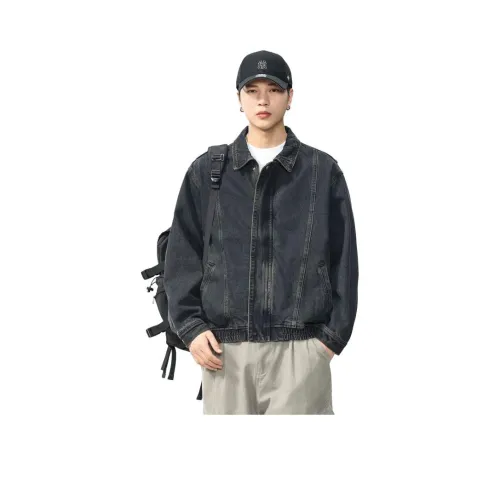 MR.MUDI Синий Унисекс Джинсовые куртки