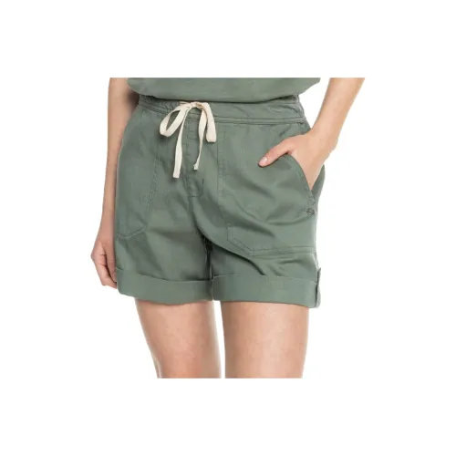Roxy Agave Зеленые Повседневные Шорты для Женщин