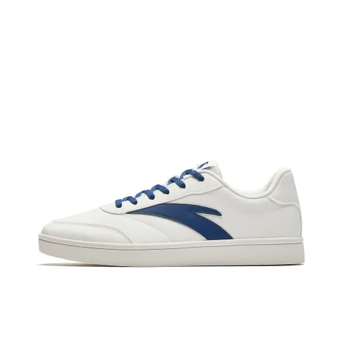 ANTA Скейтборд Кроссовки Мужские Айвори Белый Биченг Синий