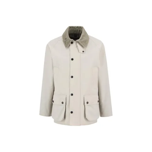 BARBOUR Экрю Мужские Куртки