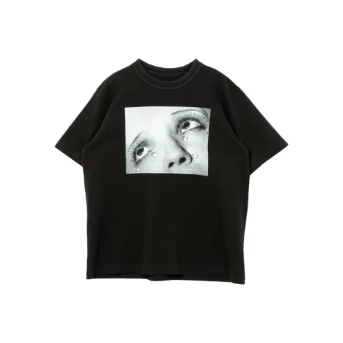 Sacai Man Ray Collaboration FW25 Набор в Рукав T Рубашка Женские