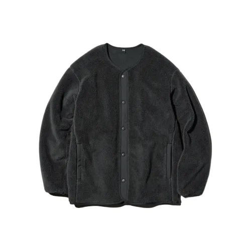 UNIQLO Темно-серый Мужской Бархатные Куртки