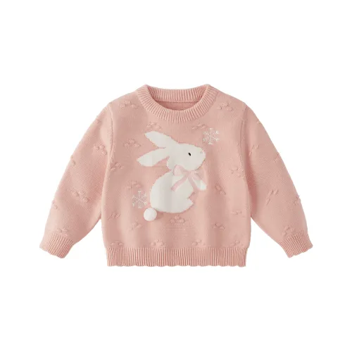 JELLYBABY Свитер с 3D-эффектом Pompom Кролик Пуловер