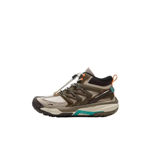 LINING YOUNG Противоскользящая Устойчивая к истиранию Высокий Топ Детская Туристическая Обувь Бежевая Детская