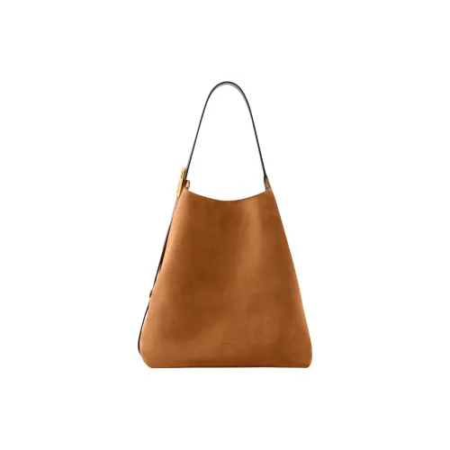 LOUIS VUITTON Low Key Hobo Замша Телячья кожа Сумка на плечо Средний Женский Коричневый