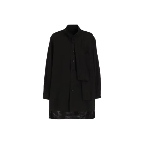 Yohji Yamamoto S'YTE FW25 Double Марлевая Полоска Ожерелье-чокер STOLE Рубашка Унисекс