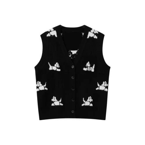 3COLOUR Классический черный Женская трикотажная одежда