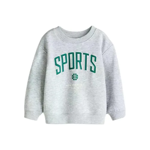 H M Смешанный Светло-Серый Спортивный Унисекс Свитшоты