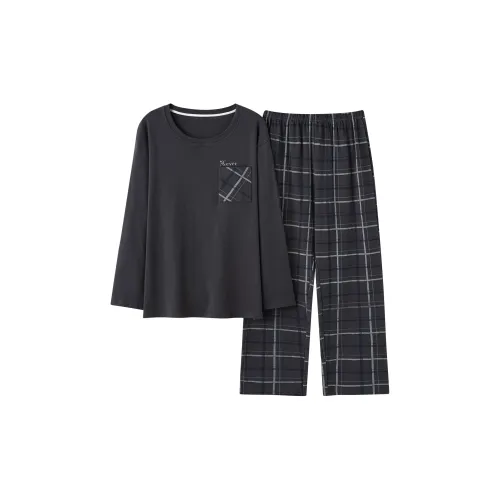 MADALLO Серый Мужской Пижамный Комплект