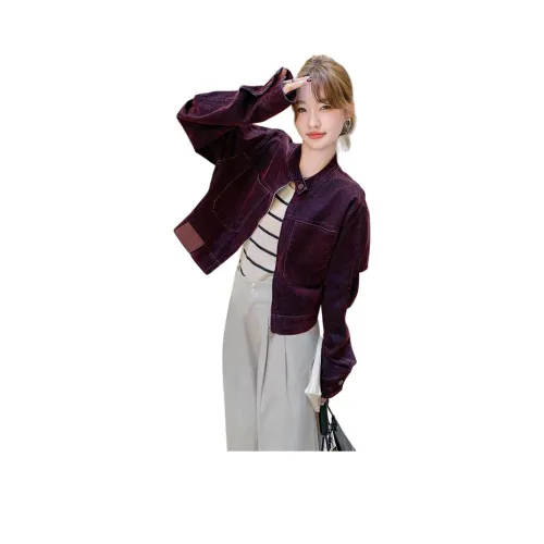 MEXICAN Melarode Красный Женские Джинсовые Куртки