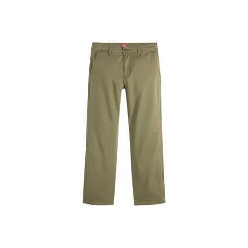 Levis Хаки Зеленые Мужские Повседневные Штаны