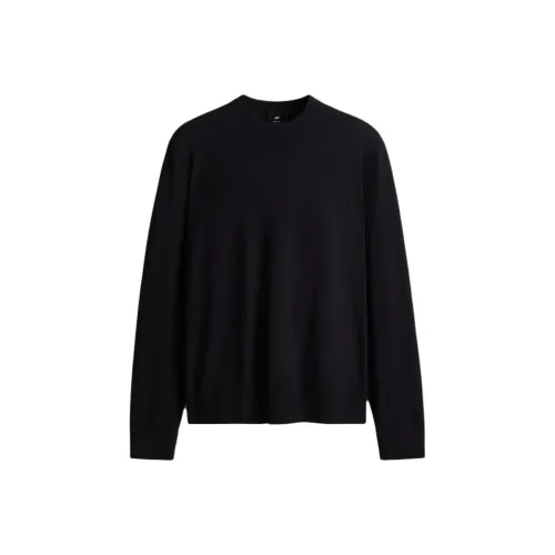 H M Темно-синие мужские свитеры