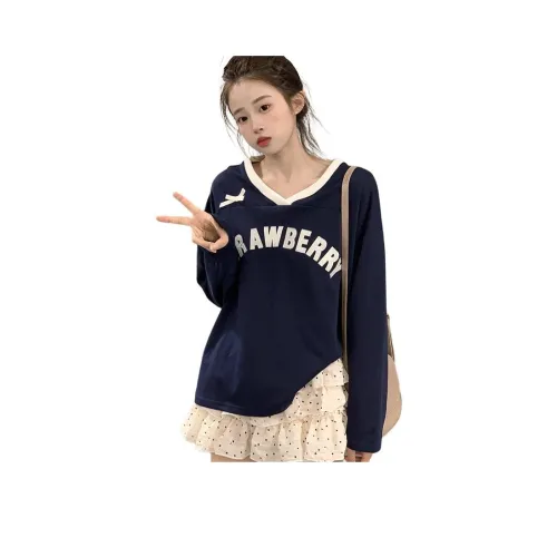 REMOULD Темно-синие женские свитшоты