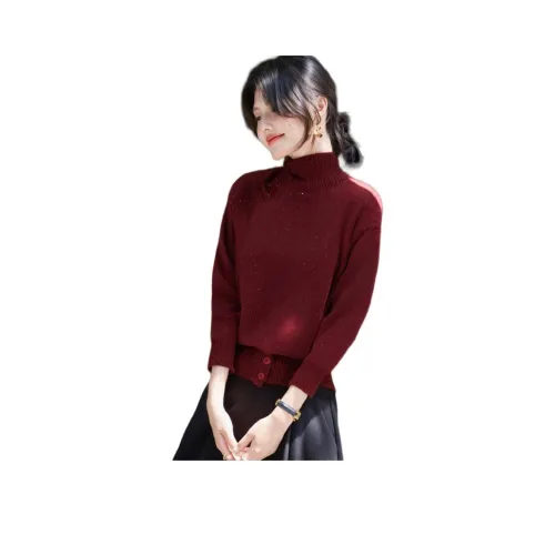 Still quiet Красный Женский Трикотаж