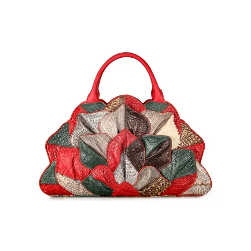 ;COBBLER LEGEND Сумка из крупнозернистой текстуры коровьей кожи одно плечо стандартная женская многоцветная