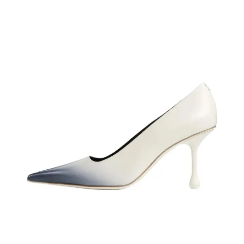 Jimmy Choo Ixia Латте Спадзолато Узкий каблук Высокие каблуки 8 см Женские Белые