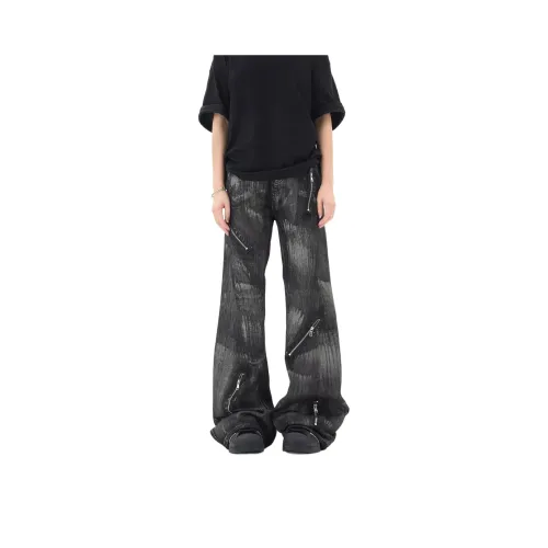 UNDERTIDES Черные Унисекс Джинсы