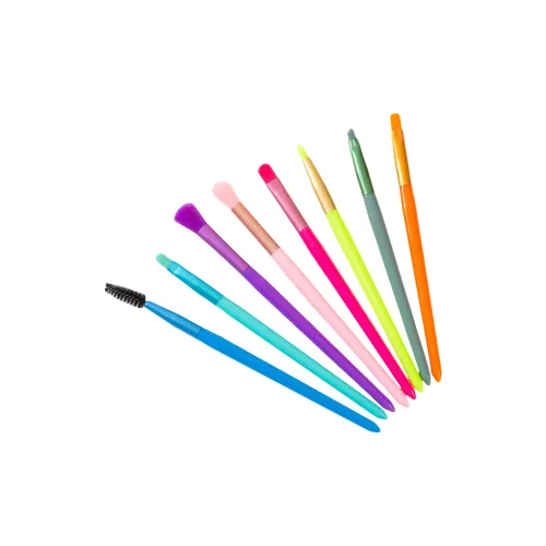 Geanno 8 шт Дофамин Colorful Набор кистей для макияжа с тенями для век смешанный кисть для туши портативный контуринг мягкий