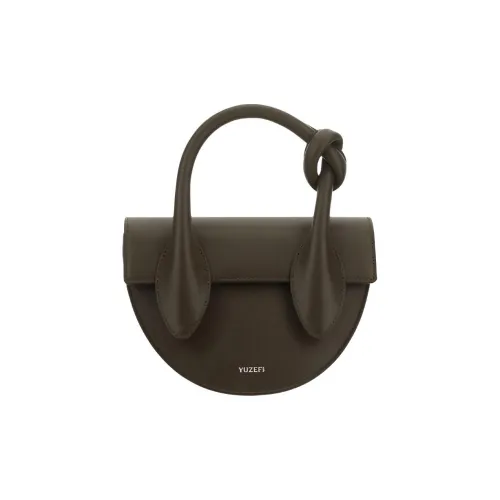 YUZEFI Сумка через плечо из коровьей кожи мини-сумка для женщин коричневый