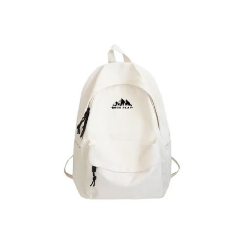 BOTH PLAY Холст Рюкзак Стандартный Унисекс Черный Белый