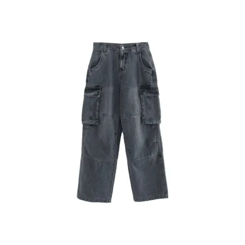 LOWEAR SALT Стирка Карго Деним Брюки Джинсы Женские