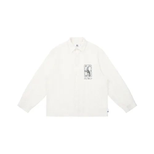 EMPTY REFERENCE Белый Унисекс Рубашки