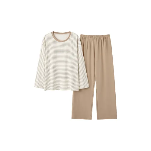 MADALLO Светло-коричневый женский пижамный комплект