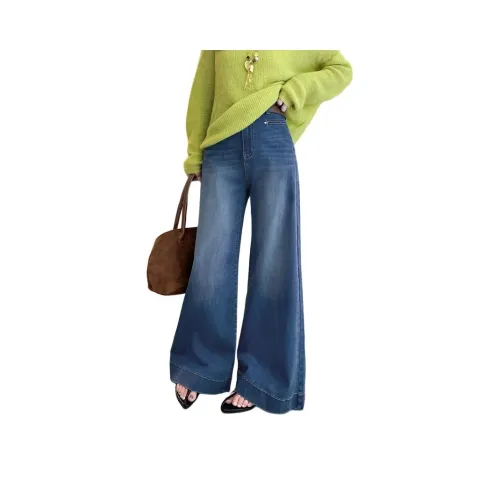 DX.DAXI Темно-синий синий женский джинсы