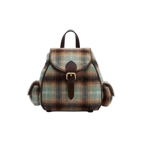 DALO ПУ (полиуретан) Рюкзак Женские Клетка Узор