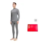 Темно-серый [100% хлопок / Средний-высокий воротник] Минималистский стиль Базовый слой