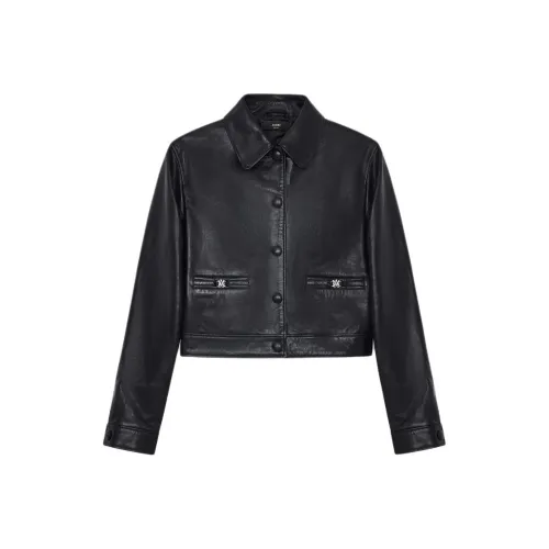 AMIRI FW25 Кожа Куртка Женская