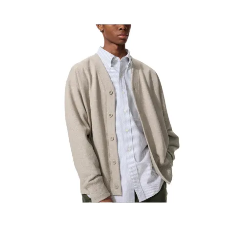 UNIQLO Бежевый Мужской Свитшот