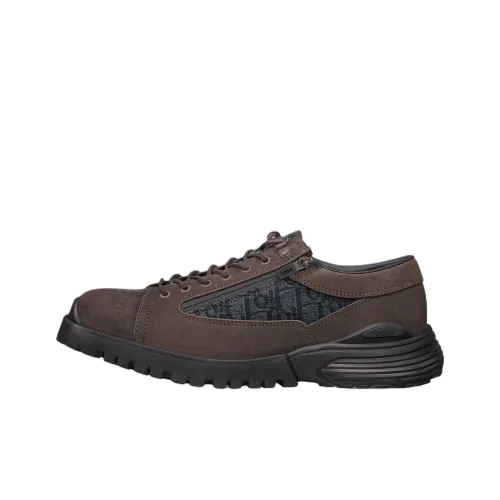 DIOR Combat Low Топ Повседневная обувь Мужская Темно-коричневый